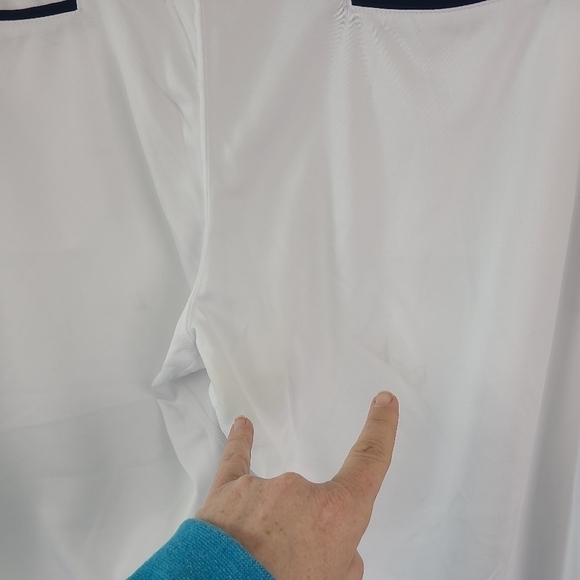 NEW Rawlings Men's Semi-Relaxed White Blue Baseball Pants Sz XL NWT - Picture 7 of 8